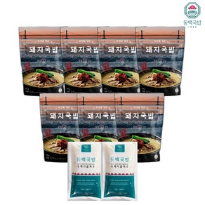 [7+2]부산 돼지국밥 동백국밥 7팩 럭키세트, 돼지국밥 7팩, 7개, 570g