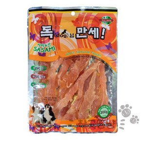 [굿누리] 독(dog)님만세 200g 아미노산 최고의 애완용 사사미간식, 1개