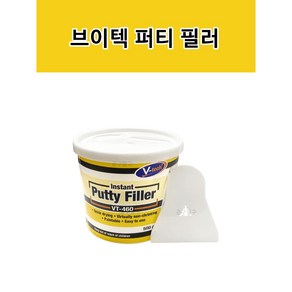 브이텍 퍼티필러 틈새보수 크랙 흠집제거 메우기 충진제 타일데코 대용량 빠데 500g, 1개