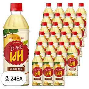 해태 갈아만든배 갈배 저칼로리 500ml, 24개