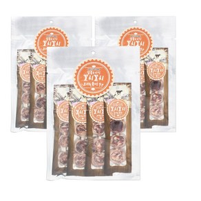 참좋은간식 꼬치꼬치 강아지 간식 4p, 오리 + 북어 혼합맛, 100g, 15개