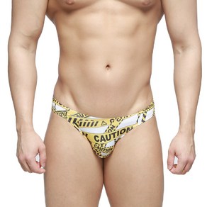 METROMALEWEAR [M2W] Caution Bikini White (5103-M60)