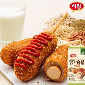 하림-닭가슴살 핫도그 90g, 10개