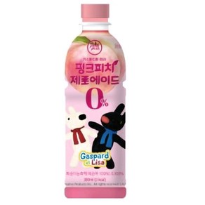 골든싸이]가스파드&리사_핑크피치에이드제로 350ml 12개