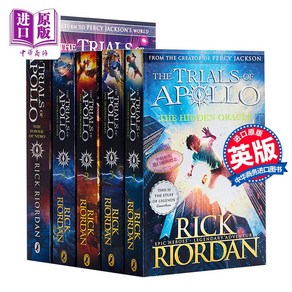 The Tials of Apollo Book 1-5 영문 원판 아폴로의 재판 시리즈 1-5권