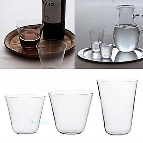 일본 Kimua Glass 카페컵 유리컵 Alloa 기무라 글라스잔, 240ml, 1개