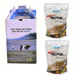 태안자염 갯벌 소금 1kg (500g * 2개), 1박스