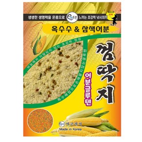 에코레져 껌딱지 삼색 옥수수 어분글루텐, 껌딱지 지렁이어분글루텐, 1개
