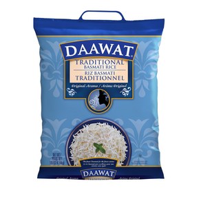 Daawat Taditional Basmati Rice 10 Pound Packaging may vay Daawat 전통 바스마티 쌀 10파운드 포장은 다를 수 있습니다., 1개