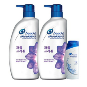 헤드앤숄더 퍼퓸 프레쉬 샴푸 750ml 2개 + 헤드앤숄더 딥클린 샴푸 90ml 1개, 1세트