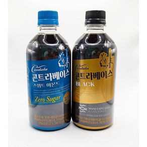 칸타타 콘트라베이스 500ml 콜드브루 블랙 6개 + 스위트아몬드(제로슈거) 6개