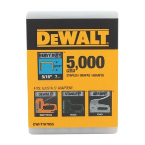 [디월트] DWHTTA7055 / 8mm HD타카핀 멀티타카핀 5000pcs, 1개