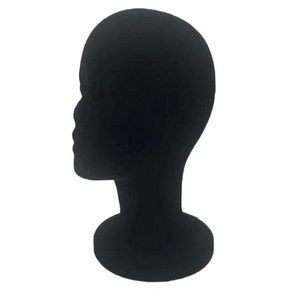 머리 두상 마네킹 여성 남성 헤드 흰색 폴리스티렌 스티로폼 폼 모델 스탠드 가발 모자 디스플레이 랙, [05] Female 03, 1개
