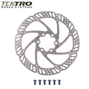 TEKTRO 자전거 로터 160/180 산악 자전거 유압식 MTB 디스크 브레이크 로터 6 볼트, 160mm, 1개