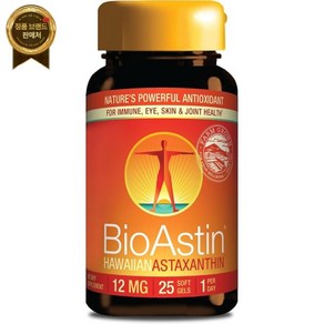 BioAstin 바이오아스틴 하와이 1일 12mg 소프트젤 25개, 1개