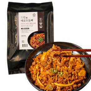 [드림푸드]드림 매콤오돌뼈 600g 간편조리 밀키트 15분요리 캠핑맛집, 1개