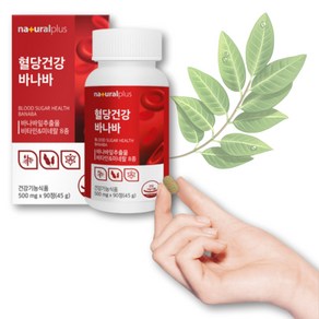 내츄럴플러스 혈당건강 바나바 45g, 90정, 1개