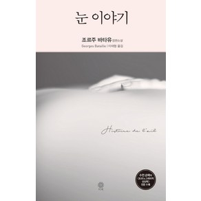 눈 이야기:조르주 바타유 장편소설, 비채, 조르주 바타유