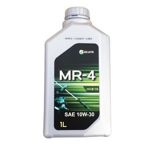 가솔린엔진오일 MR-4 1.0L 10W-30 4사이클가솔린, 쿠팡뚱땅 본상품선택, 1개