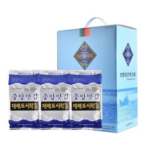 기타 중앙맛김 보령 대천김 재래김 도시락김 30봉/조미김/구운김, 6개