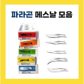 파라곤 메스날 블레이드 전규격 10번~20번 1박스 100개입, 10번, 1개