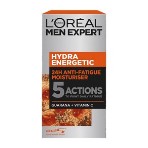 L'Oeal 로레알파리 남성 엑스퍼트 에너제틱 모이스처라이저 50ml LOeal Men Expet Hyda Enegetic Moistuise, 1개