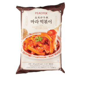 납작 당면이 들어 있는 마라떡볶이 491g, 2개