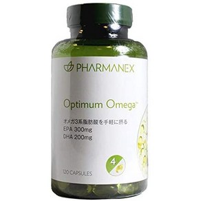 서플리먼트 파마넥스 PHARMANEX 뉴스 스킨 NU SKIN OPTIMUM OMEGA 03003103 B004XXWDKK, 1개, 120정