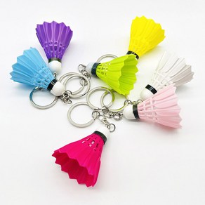 1+1 셔틀콕 키링 배드민턴공 스포츠 열쇠고리 KEY RING