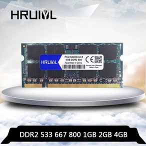 노트북 메모리 Ram SO-DIMM DDR2 4GB 2GB 1GB PC2-4200S PC2-5300S PC2-6400S DDR 2 1G 2G 4G 533Mhz 667MHZ, [05] DDR2 667 2GB, 1개