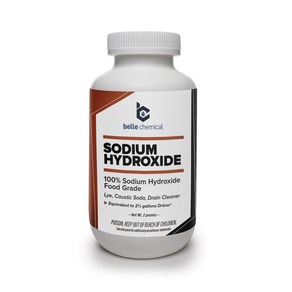 Sodium Hydoxide - Pue - Food Gade (Caustic Soda Lye) (2 Pou 수산화나트륨 - 순수 - 식품 등급(가성소다 잿물)(2파운드 병, 1개