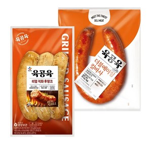 CJ 육공육 리얼직화 후랑크 255g X 1개 + 더블에이징 킬바사 270g X 1개, 1세트, 525g