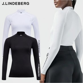 [J.LINDEBERG] 여성 이너 티셔츠 / 제이린드버그 골프웨어 / 아사 소프트 컴프레션 탑/GWJT06333 0000 9999