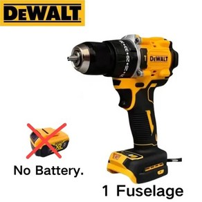 DeWalt 전동 공구 전동 드릴 브러시리스 무선 스크루 드라이버 임팩트 렌치 컴팩트 드릴 드라이버 전동 공구 DCD805 20V, 4) NO Battey - AU, 없음