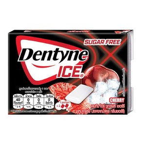 DENTYNE 덴타인 아이스 슈가프리 껌 체리 8정 x 10개(1세트), 1세트, 11.2g