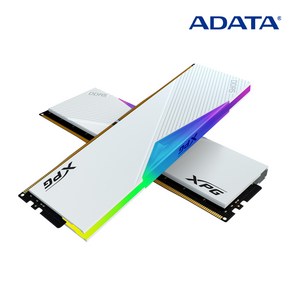 ADATA XPG DDR5-6000 CL30 LANCER RGB 화이트 패키지 (32GB(16Gx2)) RAM 데스트탑용 메모리, 2개