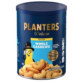 플랜터스 디럭스 솔티드 홀 캐슈넛 517g Plantes Deluxe Salted Whole Cashews, 1개