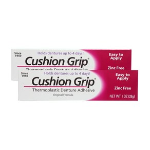 Cushion Grip 쿠션 그립 열가소성 플라스틱 의치 접착제 28g