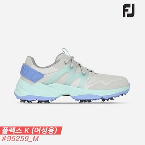 [아쿠쉬네트코리아정품]2021 풋조이 플렉스 케이(FLEX K) 스파이크 골프화 [95259M블루+그린][여성용][5mm작게 주문하세요]