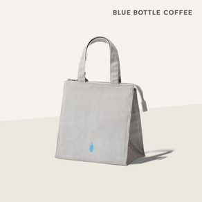 [공식] 블루보틀 그레이 코튼 쿨러백 Blue Bottle Gey Cotton Coole Bag, 쇼핑백O, 1개