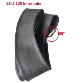 많은 가스 전기 스쿠터 접이식 자전거용 부틸 내부 튜브 12x2.125 카메라 12 1 2x2 1 4 타이어, 1개