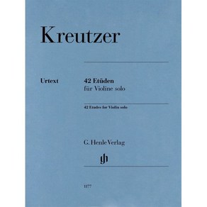 크로이처 42개의 바이올린 연습곡 (HN 1177), 편집부 편, 마스트미디어