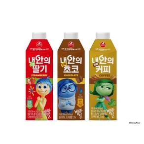 서울우유 내안의 진짜 초코 + 딸기 + 커피, 12개, 280ml