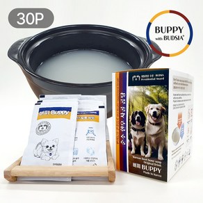 BUPPY버피 버드시아 강아지 순수 한우 사골 곰탕 1200ml (40mlx30p) 수제간식 한우사골육수 고양이 보양식