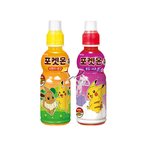 포켓몬음료수 235ml 오렌지망고 12개+포도사과 12개 총24개, 단품, 24개