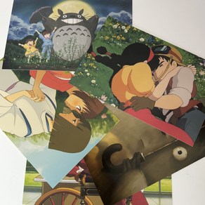 [Studio Ghibli] 스튜디오 지브리엽서 지브리랜덤카드 1매 Postcad, 10매