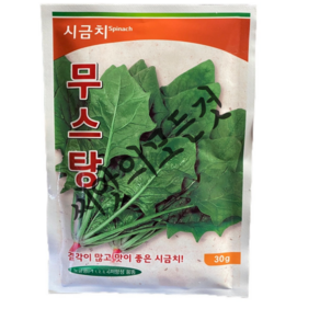 팜한농 무스탕시금치 씨앗 30g, 1개