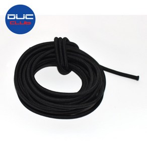 DUC CLUB 스킨스쿠버 번지줄 4mm 블랙색상