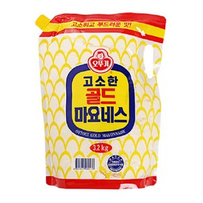 오뚜기 고소한 골드 마요네즈 스파우트팩 3.2Kg 1개