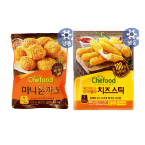 롯데 쉐푸드 모짜렐라 치즈스틱 400g + 미니돈까스 380g, 1개, 780g